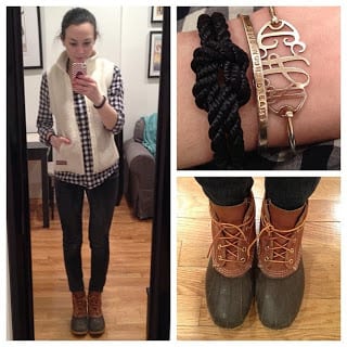 bean boots outfit