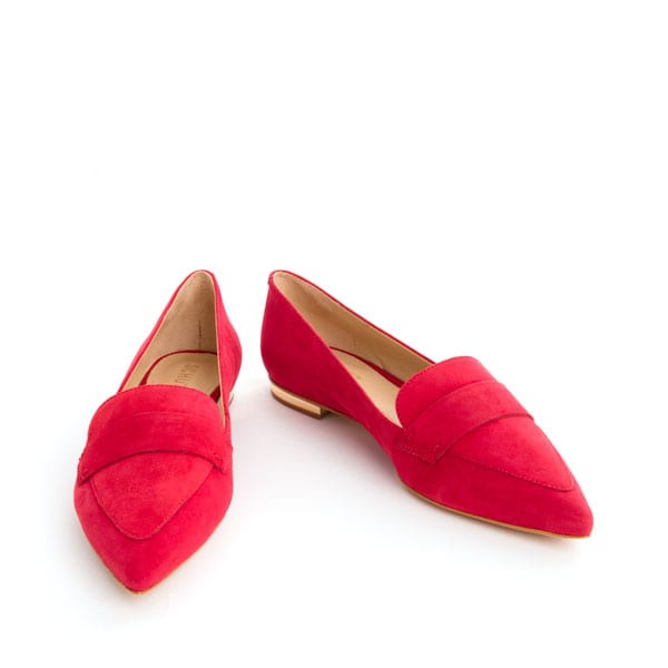 CARLY RED ELISE FLAT
