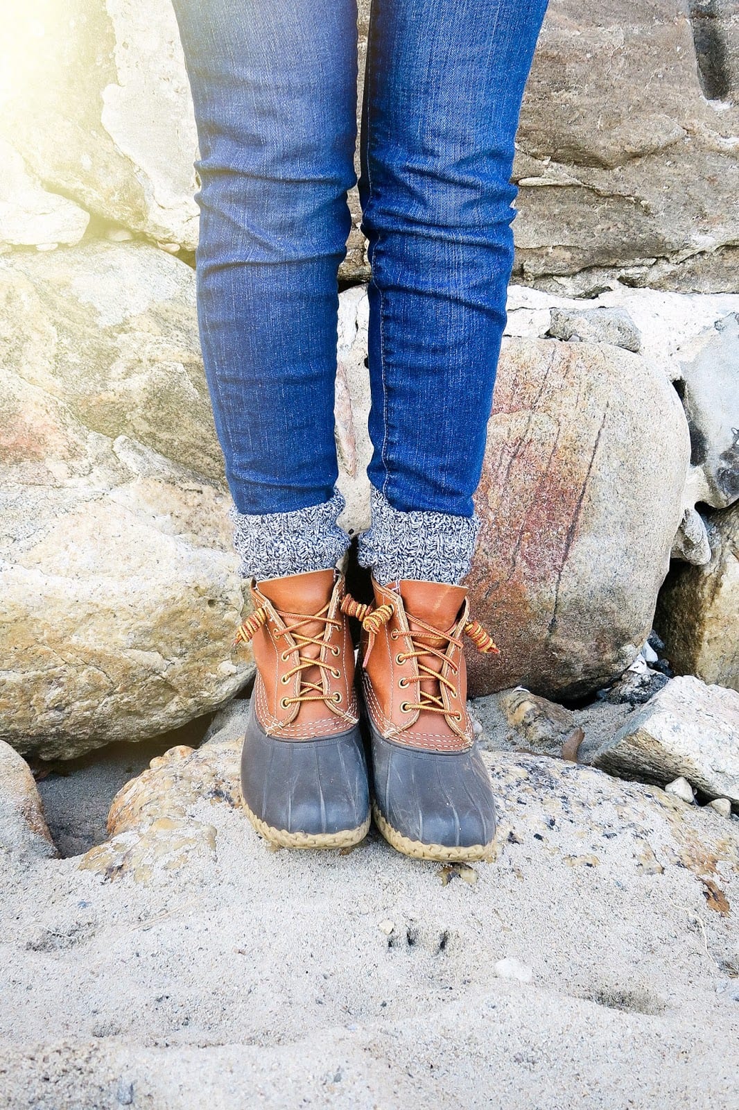 How to Tie Bean Boots - CARLY
