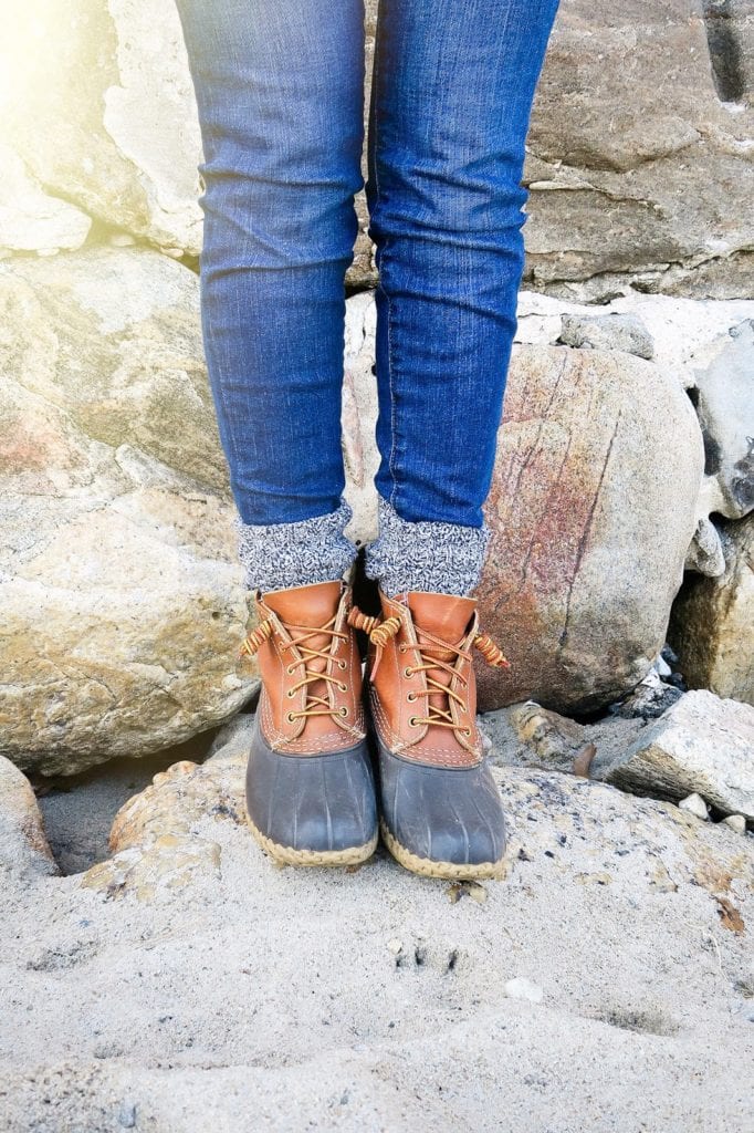 how to tie ll bean boots