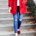 Burberry Red Trench