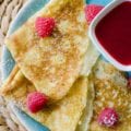 crepes-with-raspberry-sauce