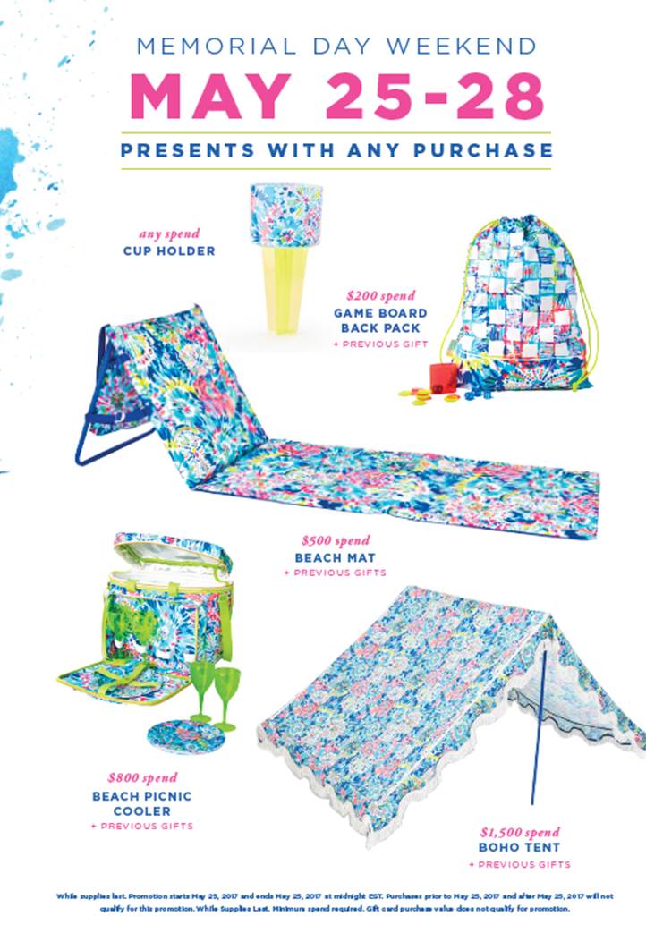 Lilly Pulitzer Gifts with Purchase