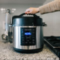Crock-Pot 6 Qt 8-in-1 Multi-Use Express Crock Programmable Slow Cooker, Pressure Cooker, Sauté, and Steamer, Stainless Steel