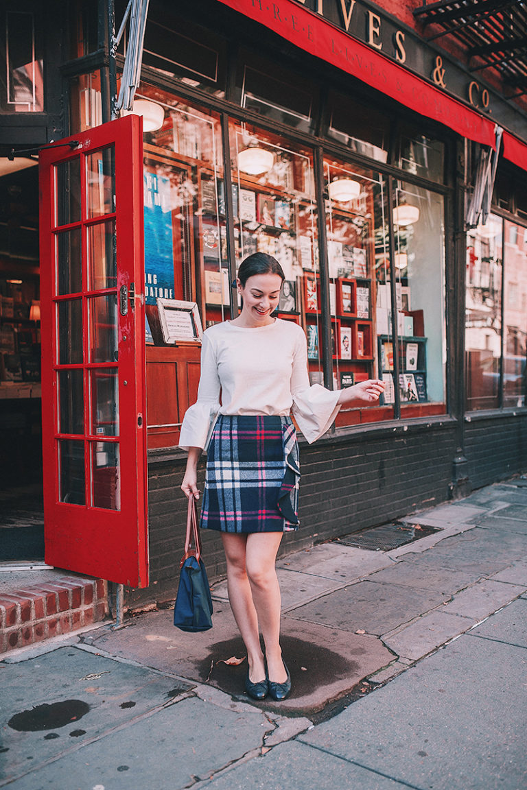 CARLY Plaid and Ruffles