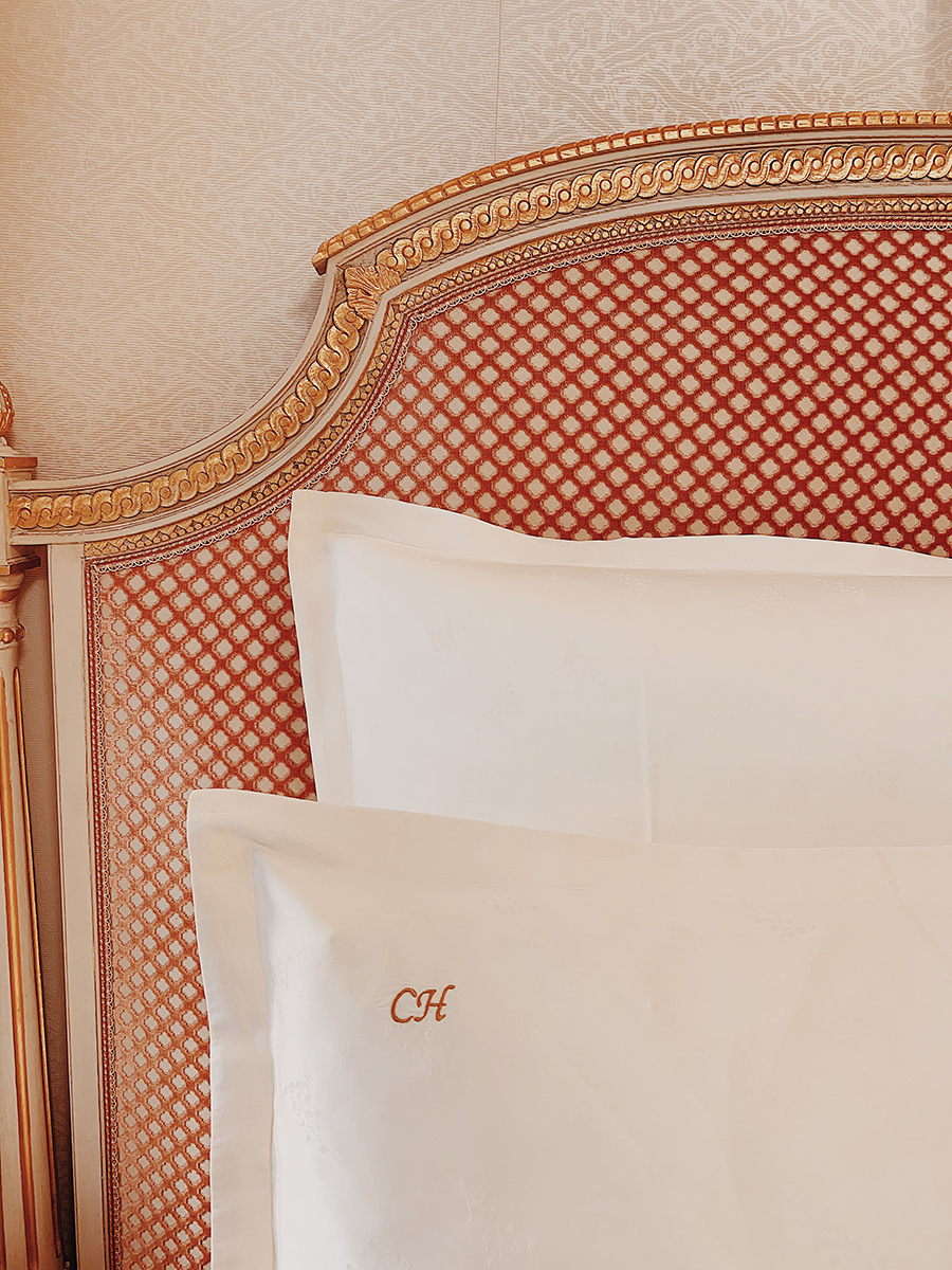 Monogrammed Pillow Ritz Paris