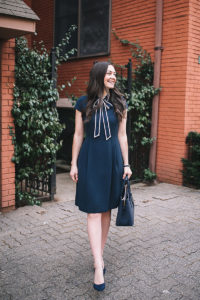 j crew tie dress