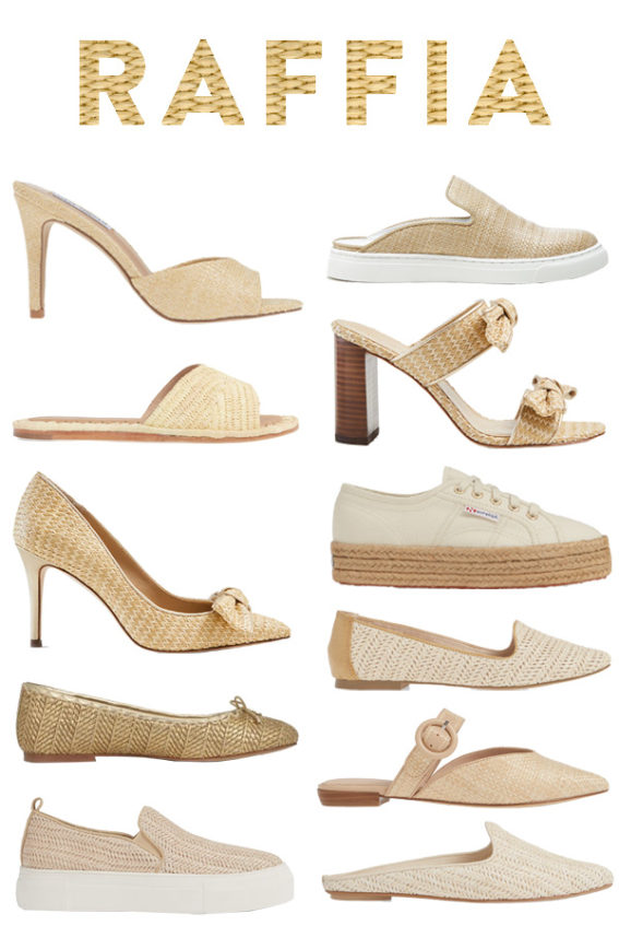 CARLY Raffia Shoes