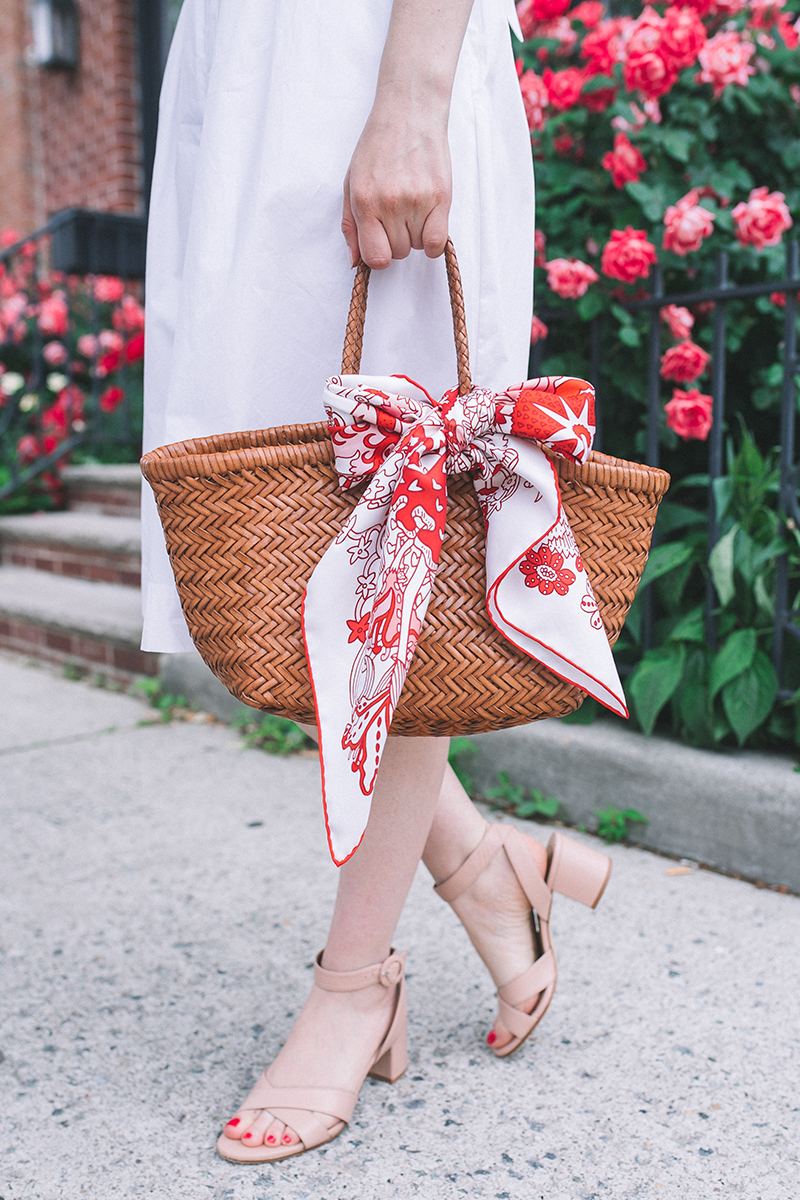 Pink and Red Hermes Scarf
