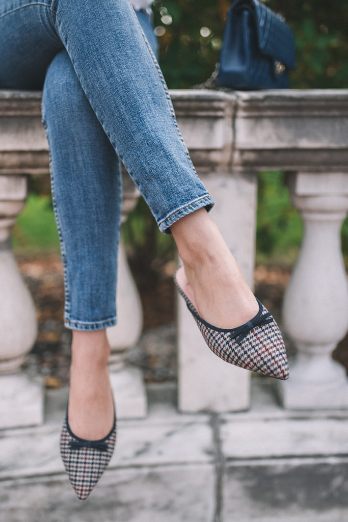 CARLY Tweed Mules