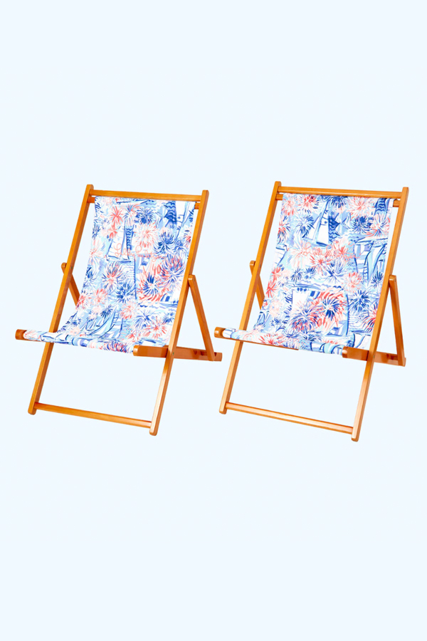 Lilly Pulitzer Beach Chairs