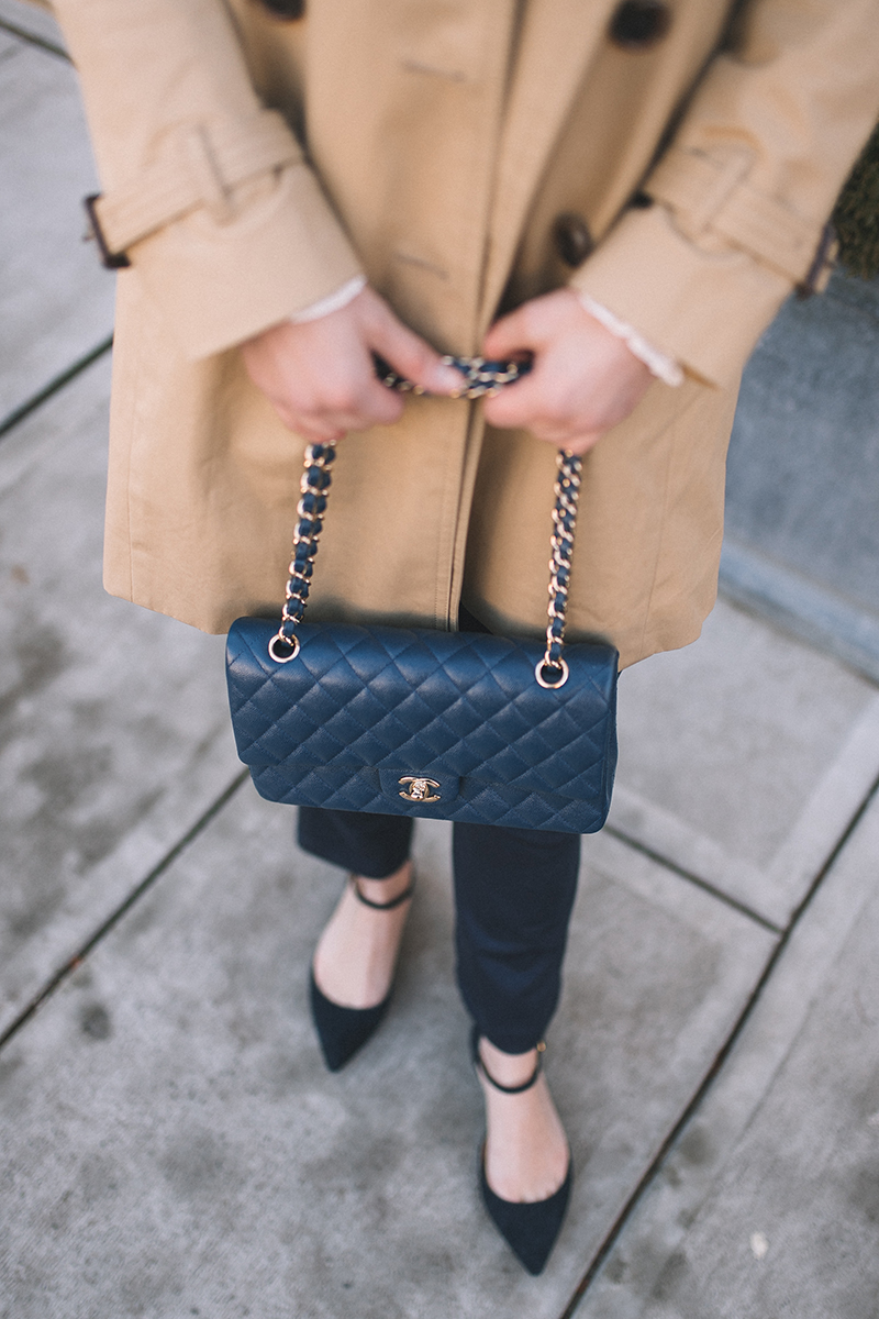 Navy Quilted Chanel