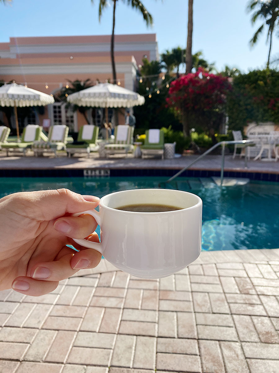 Poolside Coffee