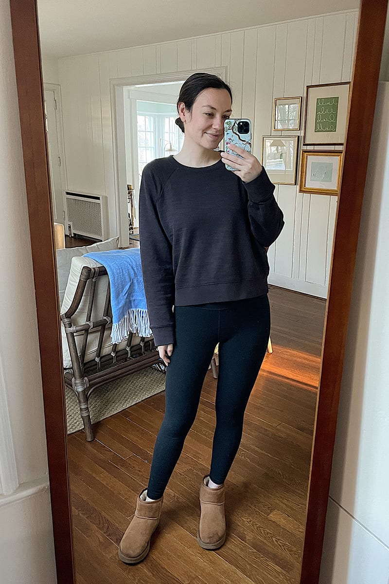 casual lazy day outfit | WEEK OF OUTFITS 1.26.21