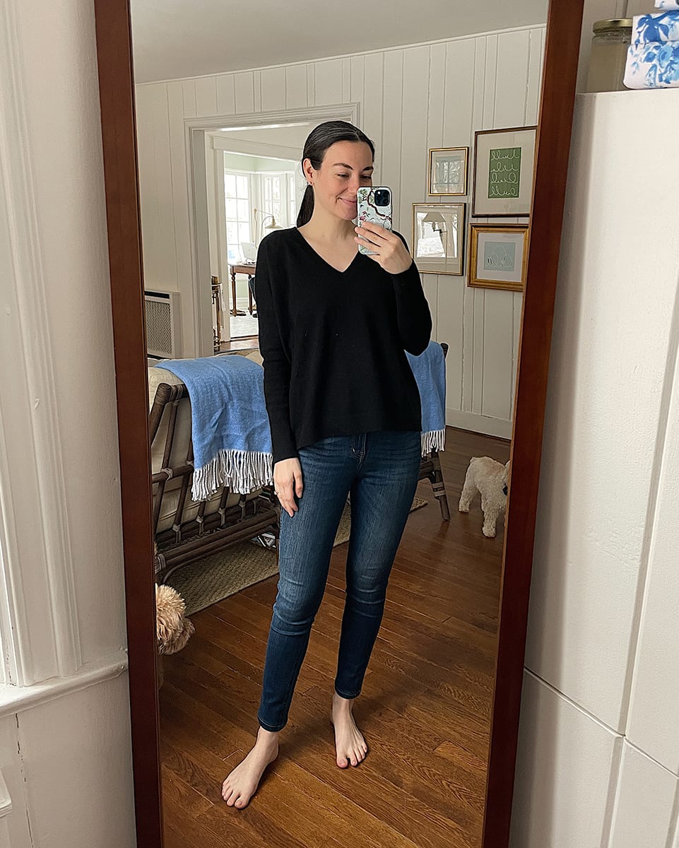WEEK OF OUTFITS 2.16.21 | working from home jeans