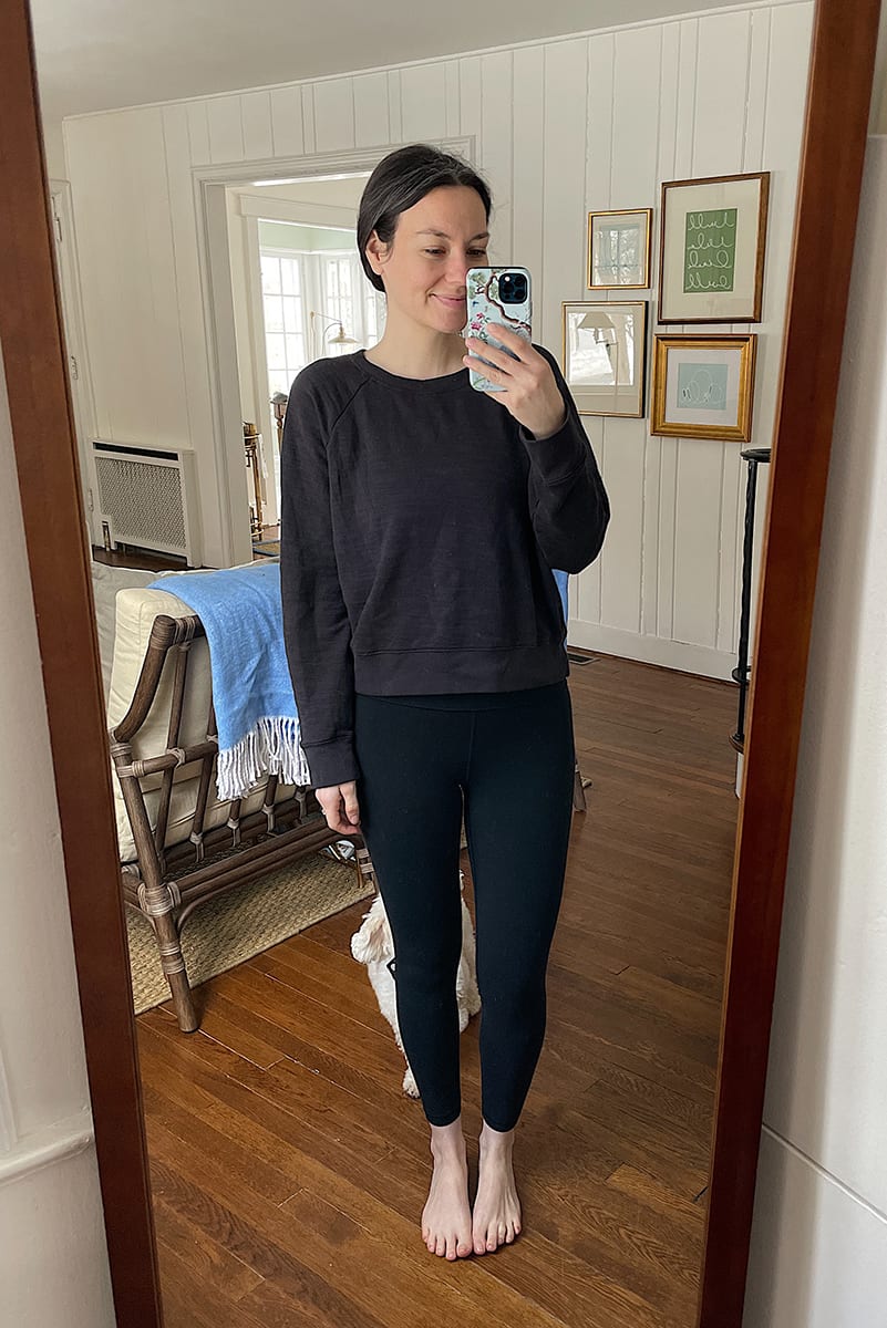 WEEK OF OUTFITS 2.9.21 | cozy work from home outfit
