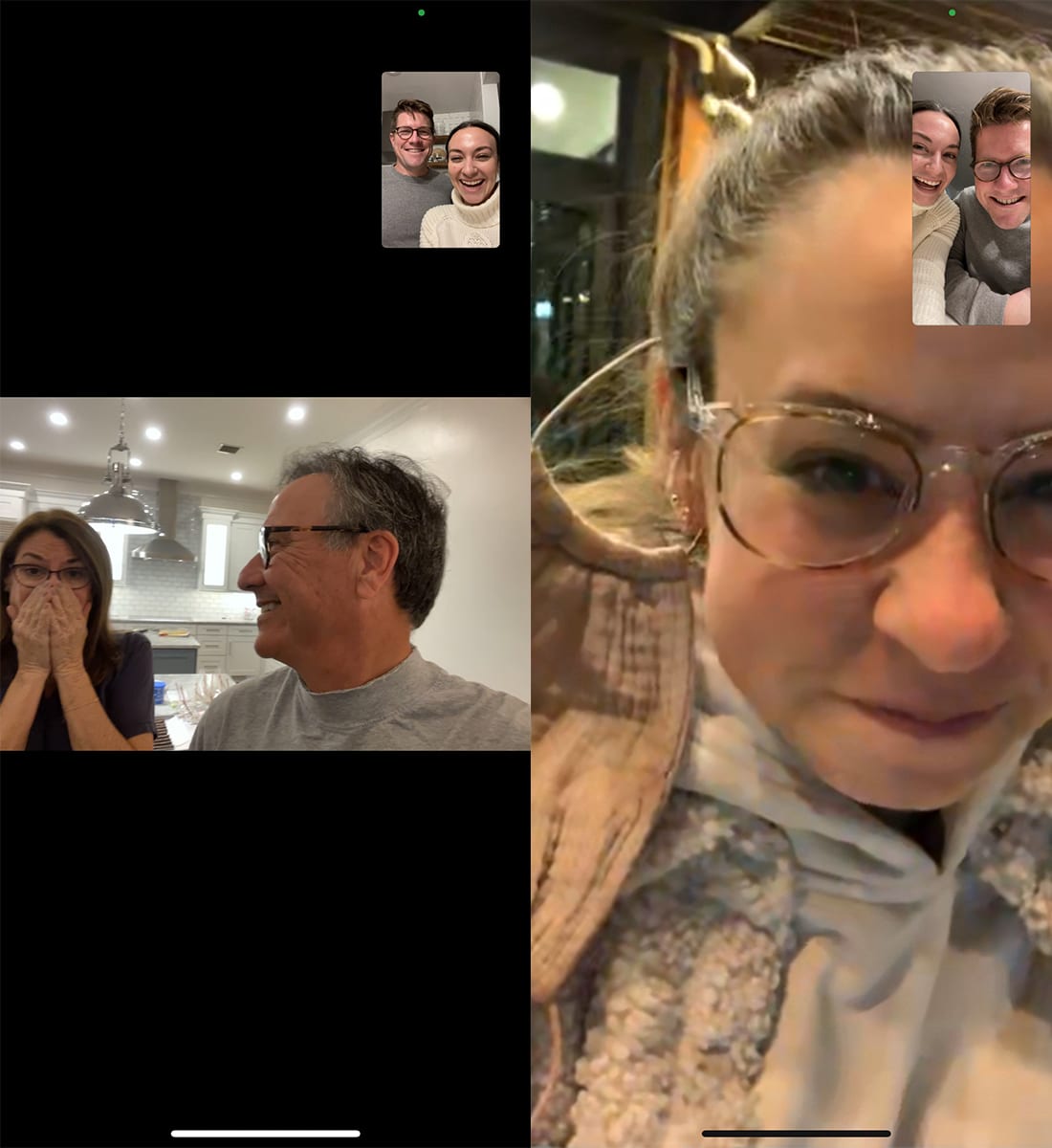 FIRST TRIMESTER RECAP | video call with family