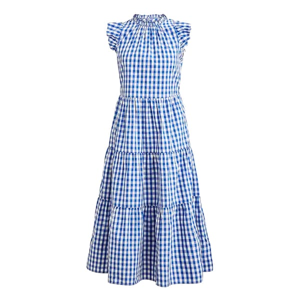 GINGHAM TIERED DRESS | SIX RECENT PURCHASES