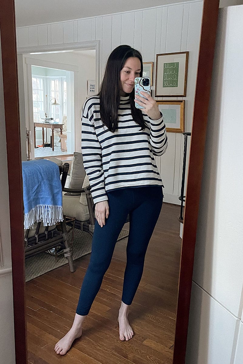 striped sweater | WEEK OF OUTFITS 3.2.21