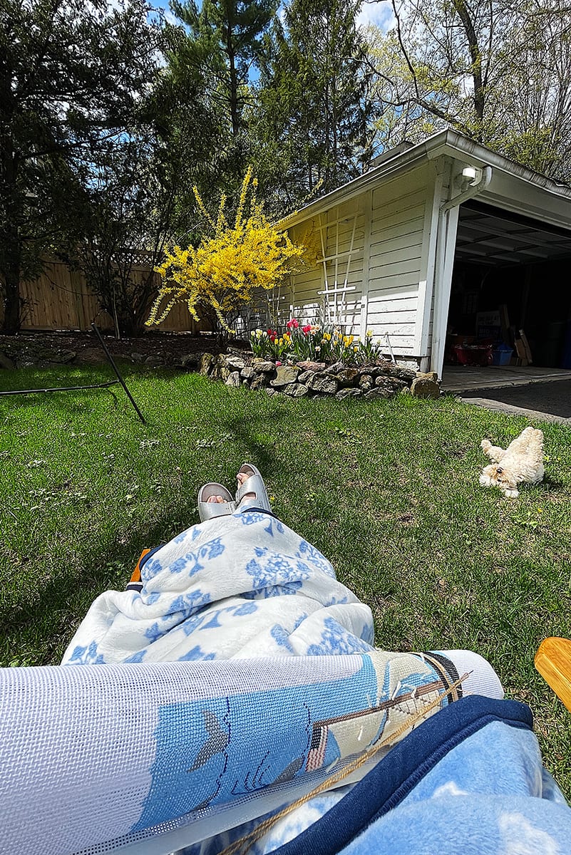 sitting out in the yard | DIARY No.54