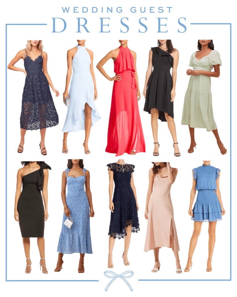 wedding day guest dresses