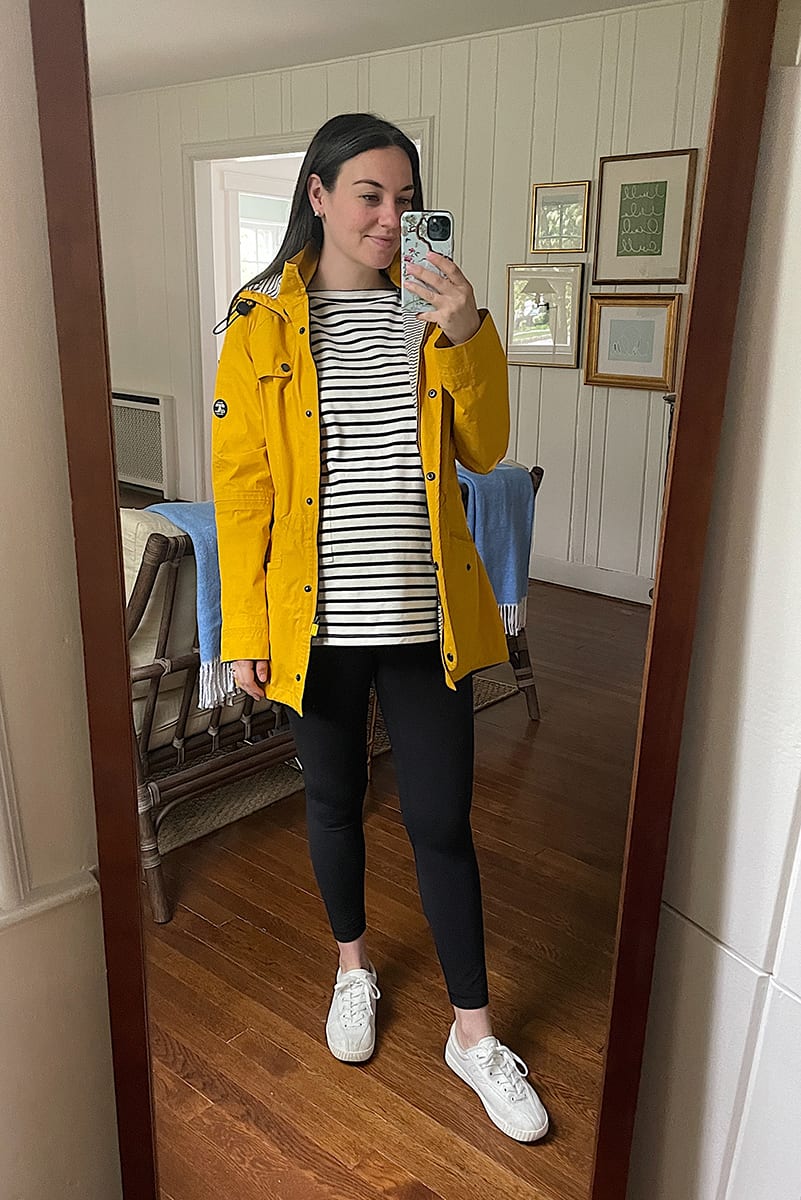 yellow rain jacket | WEEK OF OUTFITS 5.11.21