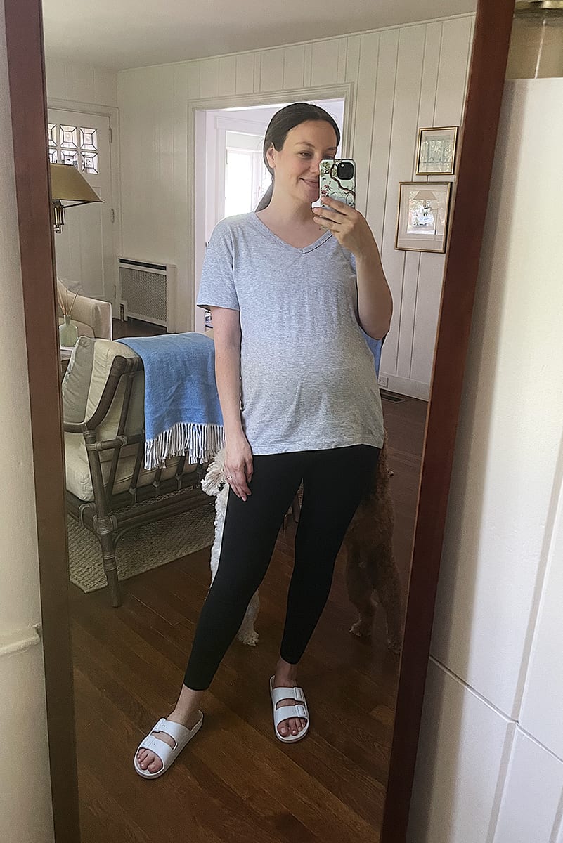 pregnant house outfit