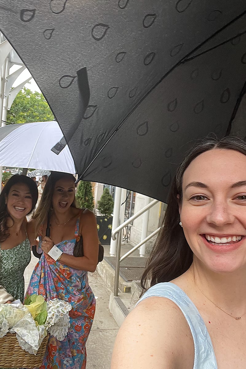 friends under umbrellas | DIARY No.58