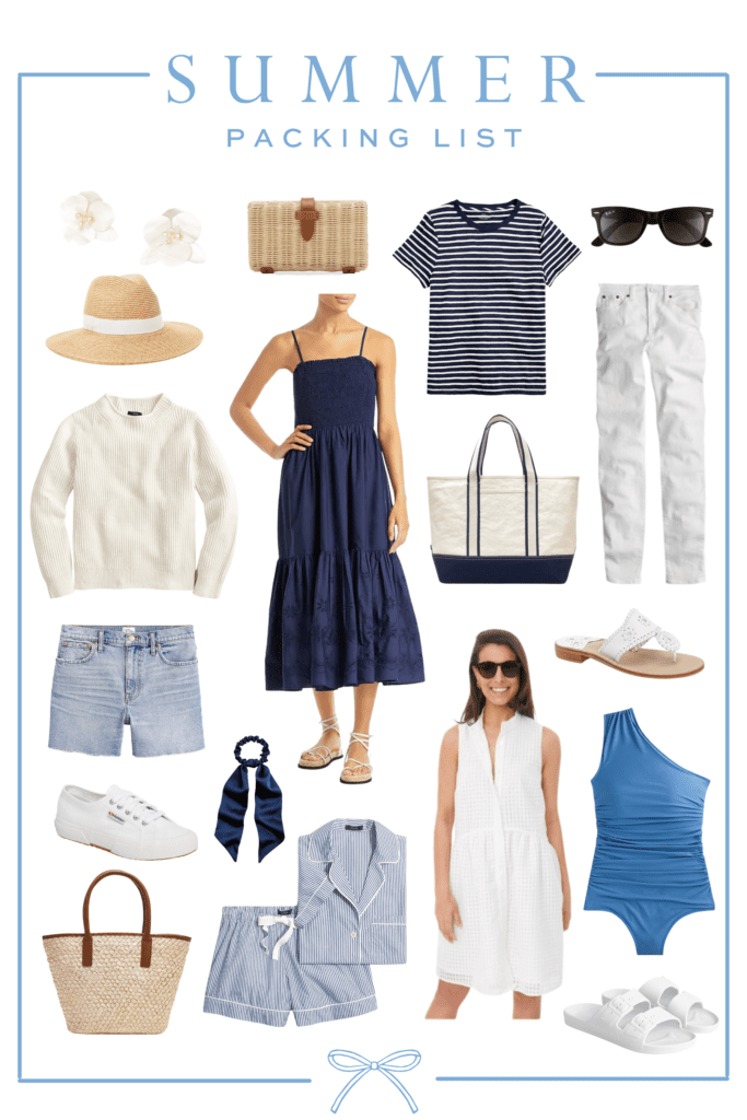 CARLY A SIMPLE SUMMER VACATION PACKING LIST