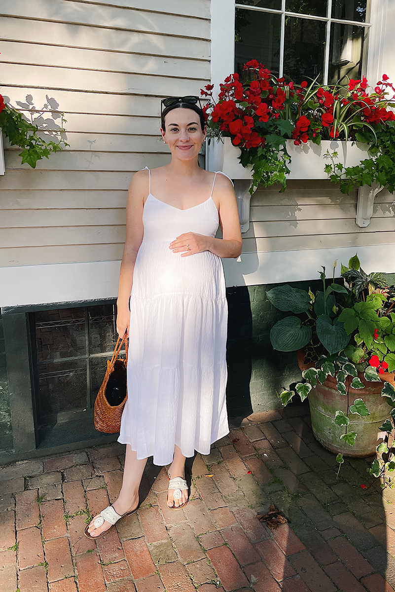 summer dress for pregnancy | WEEK OF OUTFITS 7.6.21