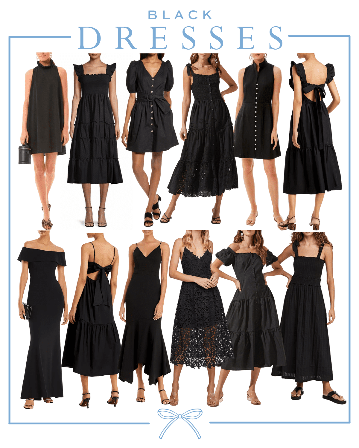 HOW TO STYLE A BLACK DRESS FOR EVERY OCCASION - CARLY