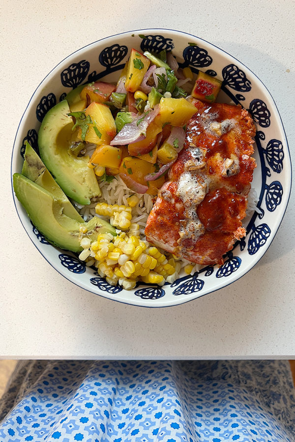 salmon chirashi bowl recipe