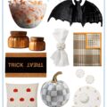 cute halloween decor from anthropologie, pottery barn, chappywrap, mackenzie-childs, target, and williams sonoma