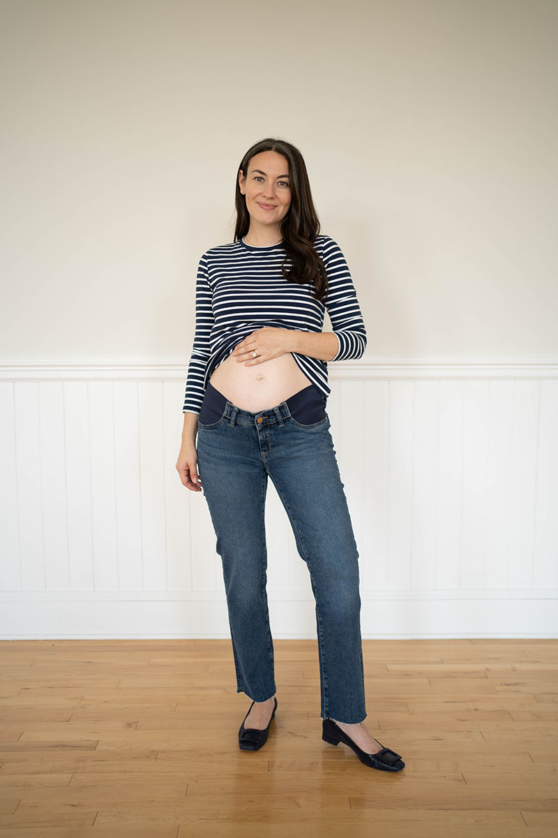 DL1961 Patti Straight Ankle Best Maternity Jeans