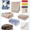 best blankets from chappywrap, mark and graham, pendleton, llbean, roller rabbit, bearaby, pottery barn, and serena & lily