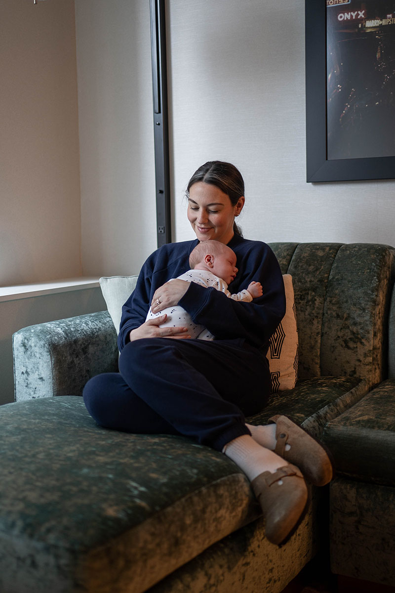 Carly Riordan at Boram Postnatal Retreat
