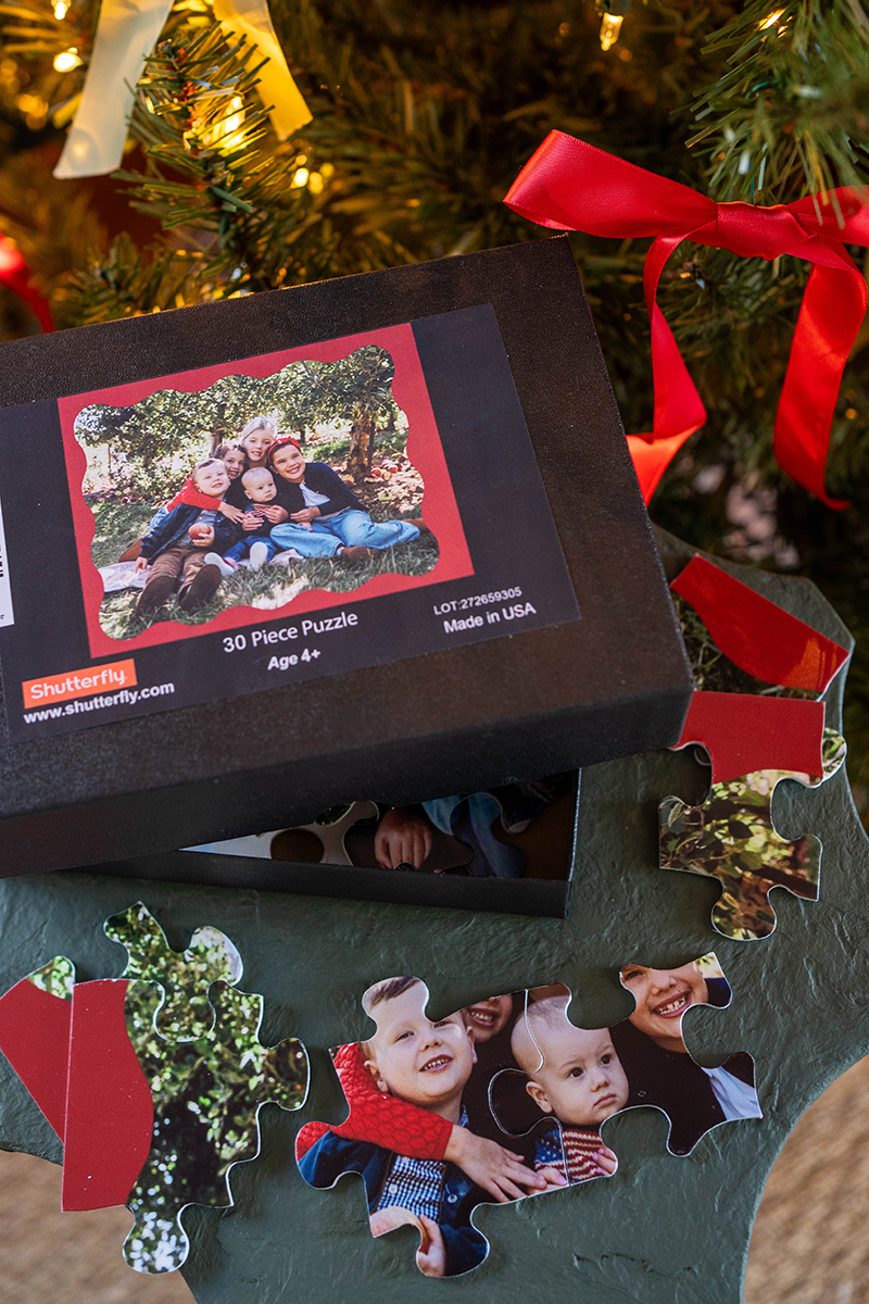 Custom photo puzzle gift from Shutterfly