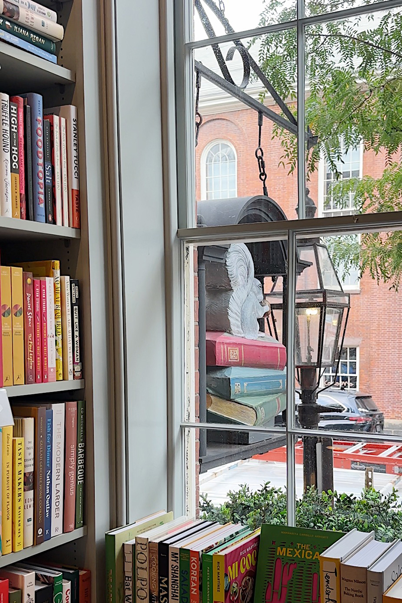 A photo of inside of a bookstore