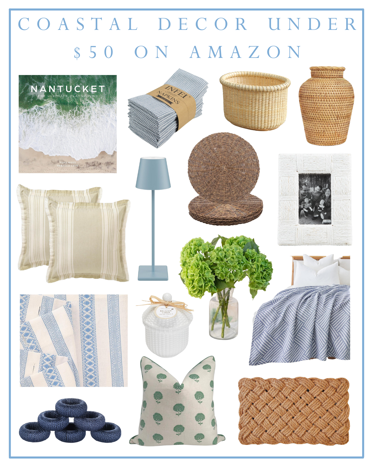 COASTAL DECOR UNDER $50 ON AMAZON - Carly